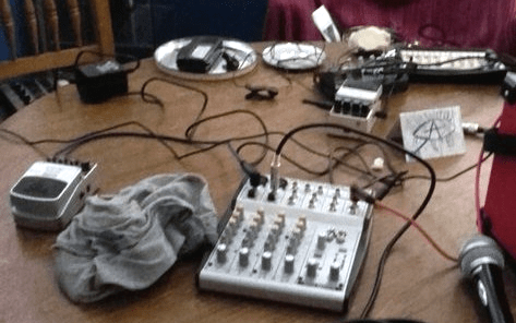 Linda's gig equipment